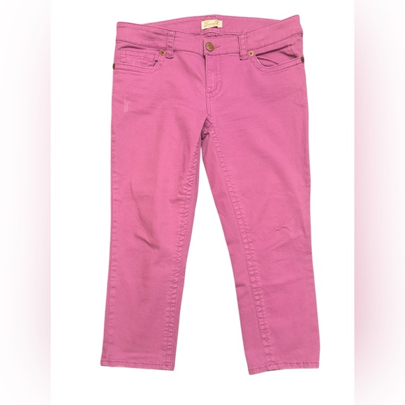 Seven7 cropped pink capri jeans size 14 - Picture 6 of 6